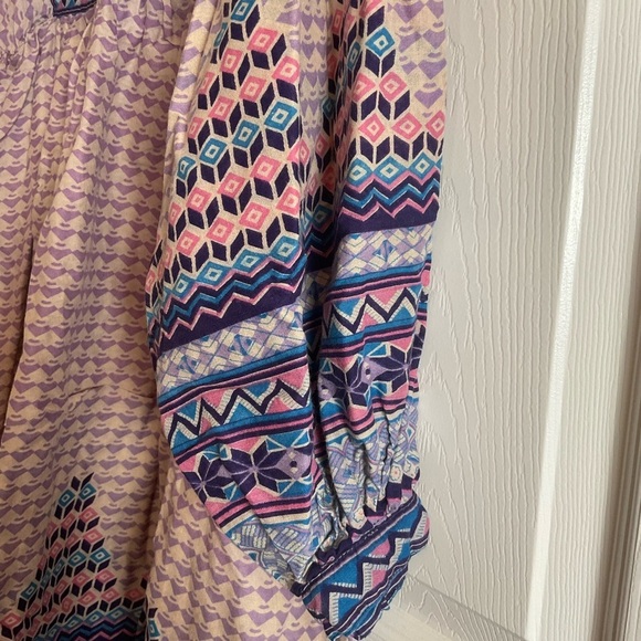 1970s Vintage Indian Cotton Dress-tunic-full Sleeve-sheer-Boho Dress size medium - Picture 11 of 14